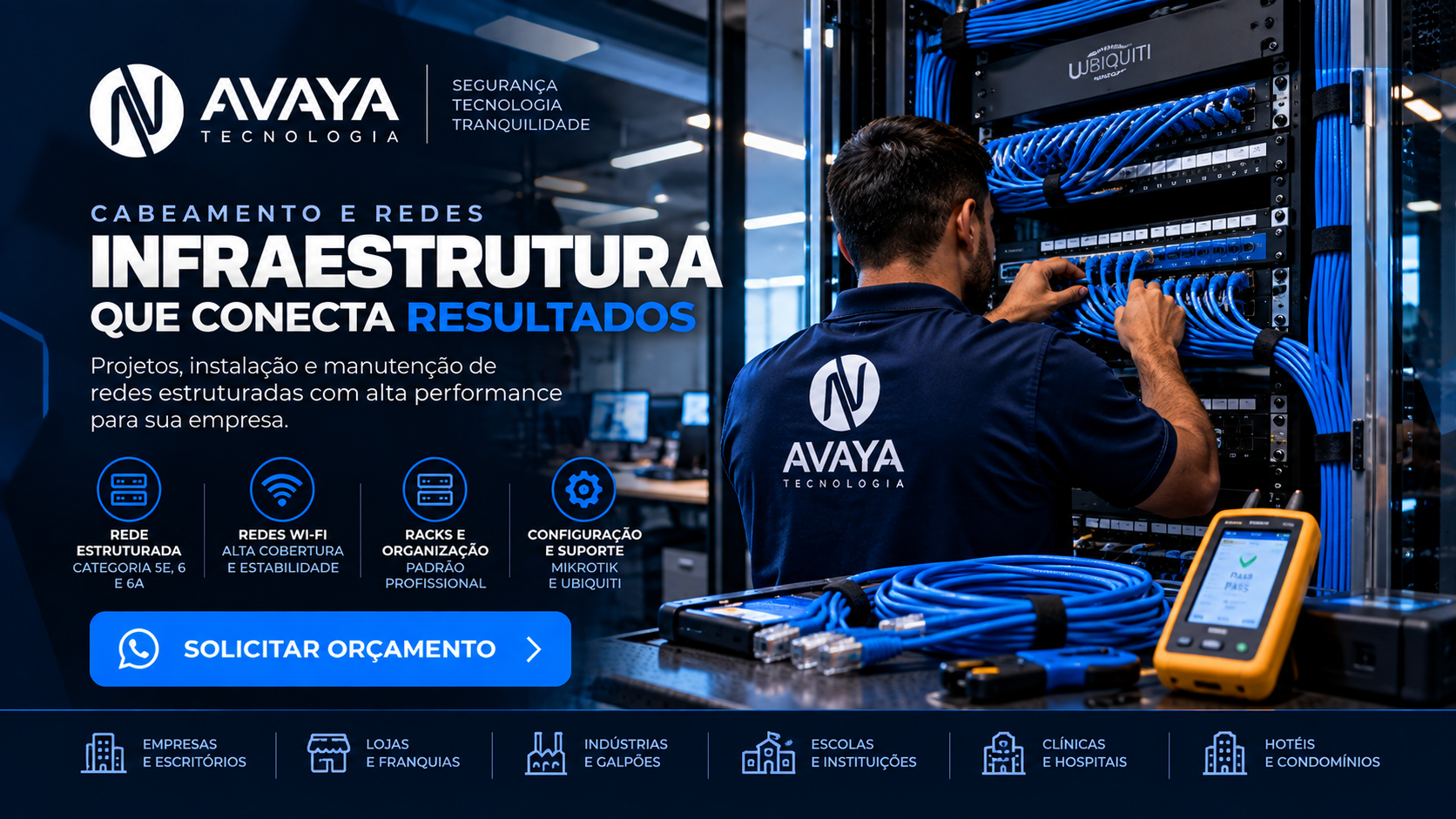 Cabeamento estruturado e redes corporativas - AVAYA Tecnologia